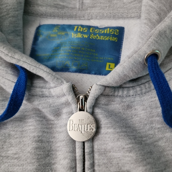 The Beatles The Yellow Submarine zip up Mens size large - Picture 8 of 8